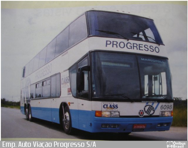Auto Viação Progresso 6098 na cidade de Petrolina, Pernambuco, Brasil, por Alessandro de Bem Barros. Número da foto: #1454697.