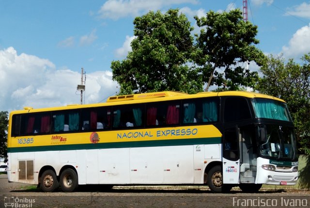 Nacional Expresso 16385 na cidade de Assis, São Paulo, Brasil, por Francisco Ivano. Número da foto: #1455948.