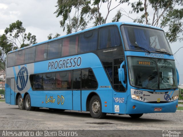 Auto Viação Progresso 6036 na cidade de Caruaru, Pernambuco, Brasil, por Alessandro de Bem Barros. Número da foto: #1456370.