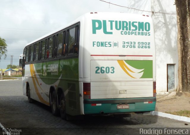 PL Turismo Cooperbus 2603 na cidade de Messias, Alagoas, Brasil, por Rodrigo Fonseca. Número da foto: #1456318.