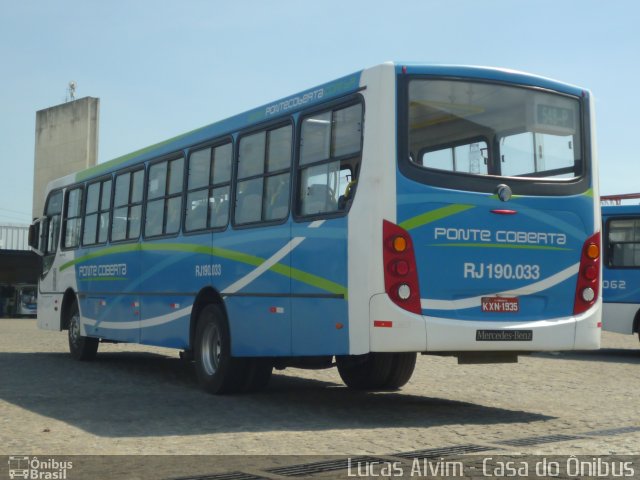 Viação Ponte Coberta RJ 190.033 na cidade de Mesquita, Rio de Janeiro, Brasil, por Lucas Alvim. Número da foto: #1458403.