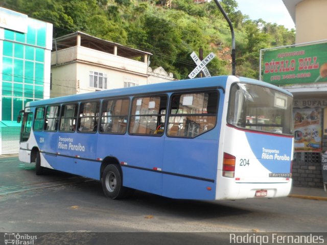 Transportes Além Paraíba 204 na cidade de Além Paraíba, Minas Gerais, Brasil, por Rodrigo Fernades. Número da foto: #1458363.