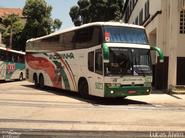 Empresa de Transportes Andorinha 5023 na cidade de Rio de Janeiro, Rio de Janeiro, Brasil, por Lucas Alvim. ID da foto: 822680.