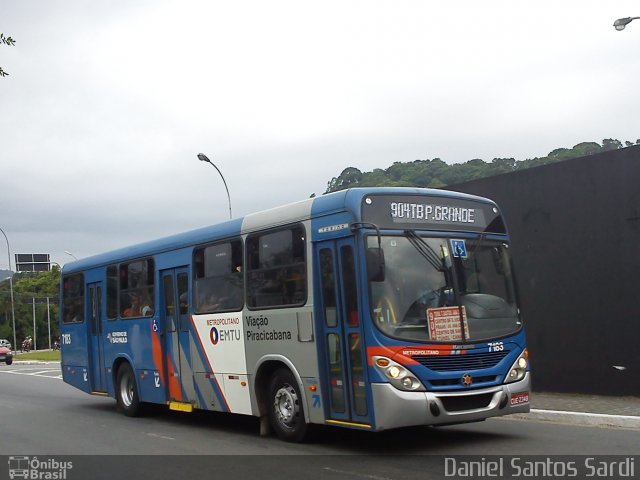 Viação Piracicabana 7183 na cidade de Praia Grande, São Paulo, Brasil, por Daniel Santos Sardi. Número da foto: #823688.