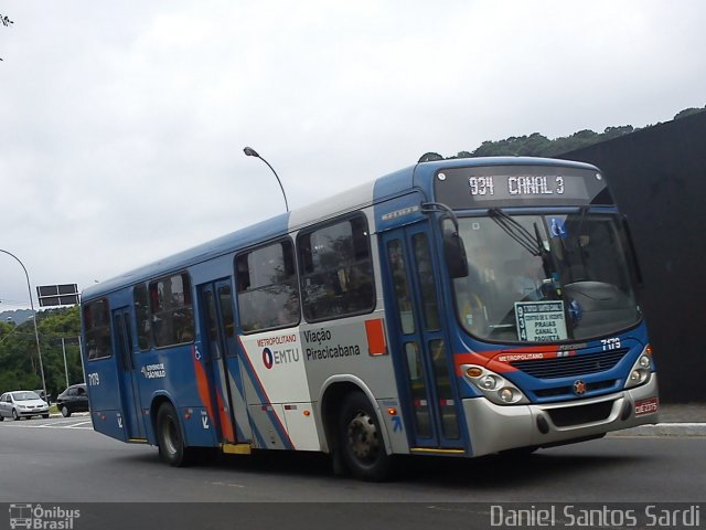 Viação Piracicabana 7179 na cidade de Praia Grande, São Paulo, Brasil, por Daniel Santos Sardi. Número da foto: #823671.