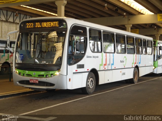 Viação Millenium 1391 na cidade de Piracicaba, São Paulo, Brasil, por Gabriel Ramos Gomes. Número da foto: #824369.