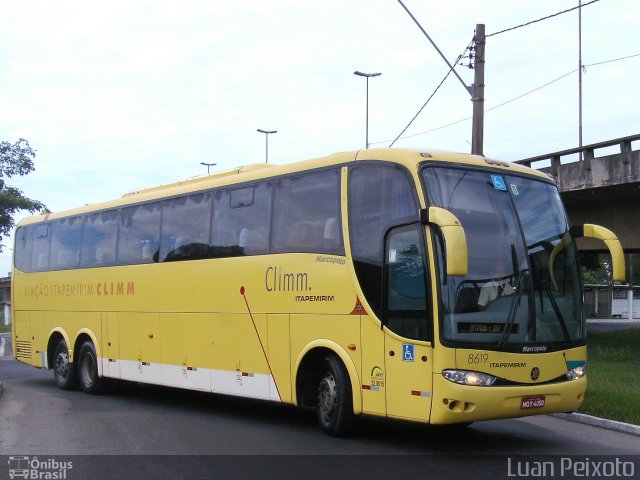 Viação Itapemirim 8619 na cidade de Vitória, Espírito Santo, Brasil, por Luan Peixoto. Número da foto: #822575.