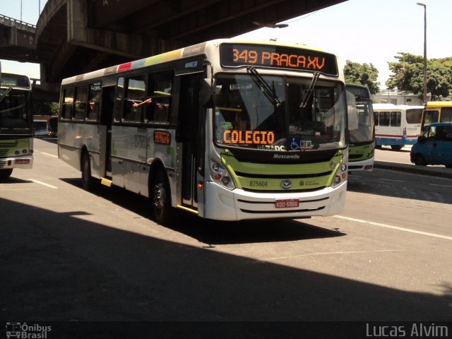 Viação Madureira Candelária B75604 na cidade de Rio de Janeiro, Rio de Janeiro, Brasil, por Lucas Alvim. Número da foto: #822671.