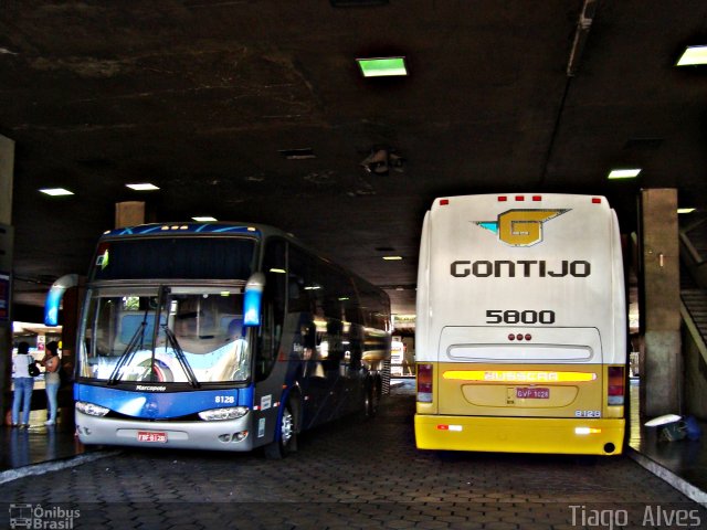 Empresa Gontijo de Transportes 5800 na cidade de Belo Horizonte, Minas Gerais, Brasil, por Tiago  Alves. ID da foto: 823074.