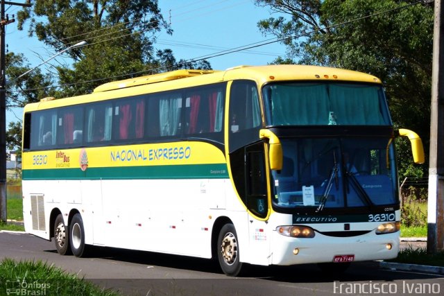 Nacional Expresso 36310 na cidade de Assis, São Paulo, Brasil, por Francisco Ivano. Número da foto: #822987.