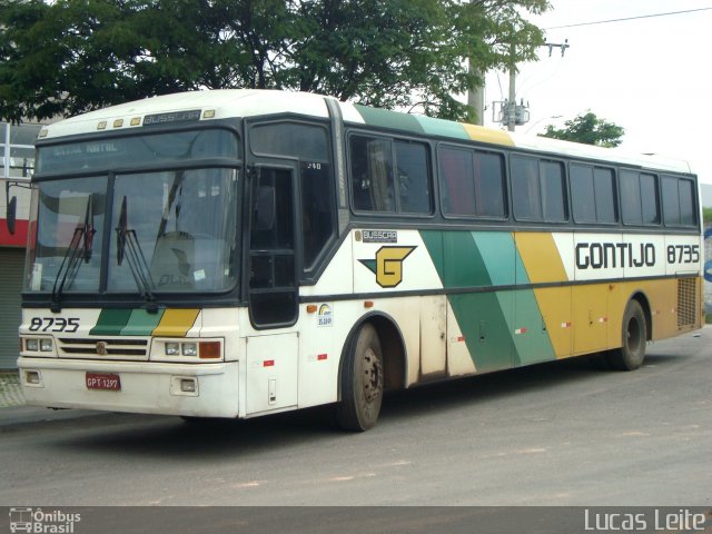 Empresa Gontijo de Transportes 8735 na cidade de Contagem, Minas Gerais, Brasil, por Lucas Leite. ID da foto: 841692.