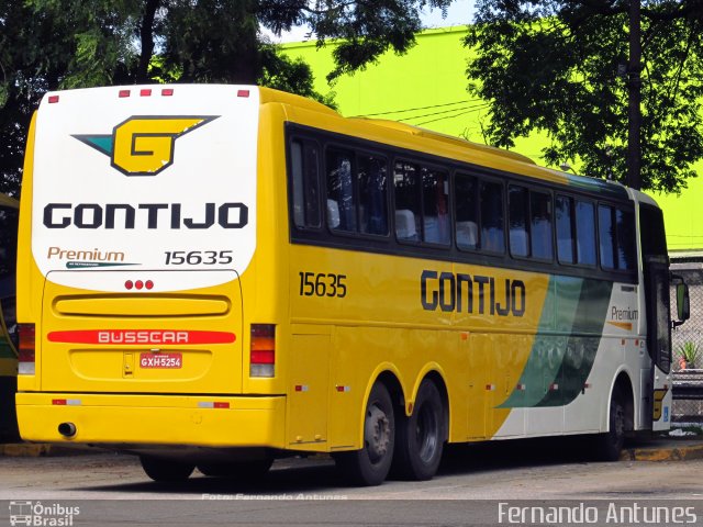 Empresa Gontijo de Transportes 15635 na cidade de São Paulo, São Paulo, Brasil, por Fernando Antunes. ID da foto: 841862.