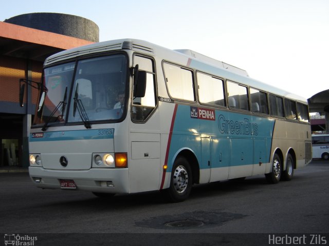 Empresa de Ônibus Nossa Senhora da Penha 33163 na cidade de Porto Alegre, Rio Grande do Sul, Brasil, por Herbert Zils. Número da foto: #841137.
