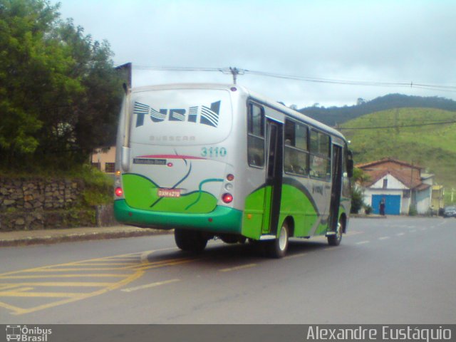 Turin Transportes 3110 na cidade de Ouro Preto, Minas Gerais, Brasil, por Alexandre Eustáquio. Número da foto: #842441.