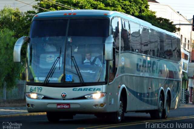Viação Garcia 6419 na cidade de Presidente Prudente, São Paulo, Brasil, por Francisco Ivano. Número da foto: #842391.