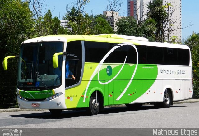 Expresso Princesa dos Campos 6148 na cidade de Curitiba, Paraná, Brasil, por Matheus Etges. ID da foto: 842692.