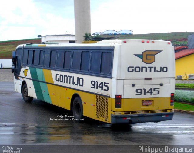 Empresa Gontijo de Transportes 9145 na cidade de João Monlevade, Minas Gerais, Brasil, por Philippe Almeida. ID da foto: 842880.