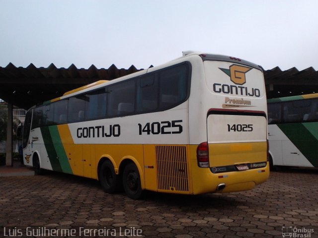 Empresa Gontijo de Transportes 14025 na cidade de Perdizes, Minas Gerais, Brasil, por Luis Guilherme Ferreira Leite. ID da foto: 843757.