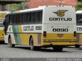 Empresa Gontijo de Transportes 8890 na cidade de Belo Horizonte, Minas Gerais, Brasil, por Leonel  Gomes dos Santos. ID da foto: :id.