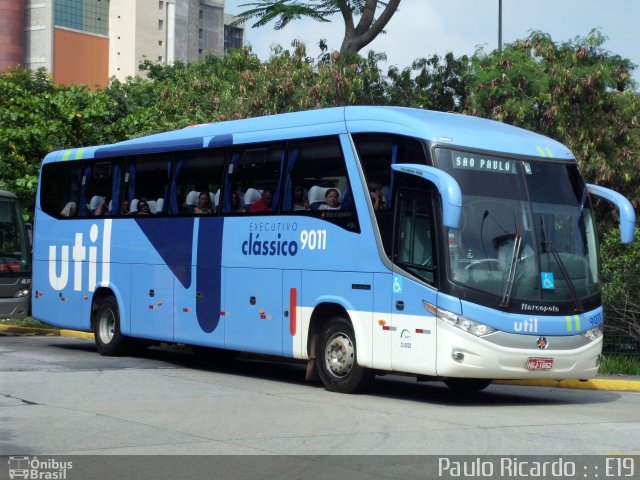 UTIL - União Transporte Interestadual de Luxo 9011 na cidade de São Paulo, São Paulo, Brasil, por Paulo Ricardo. Número da foto: #845202.