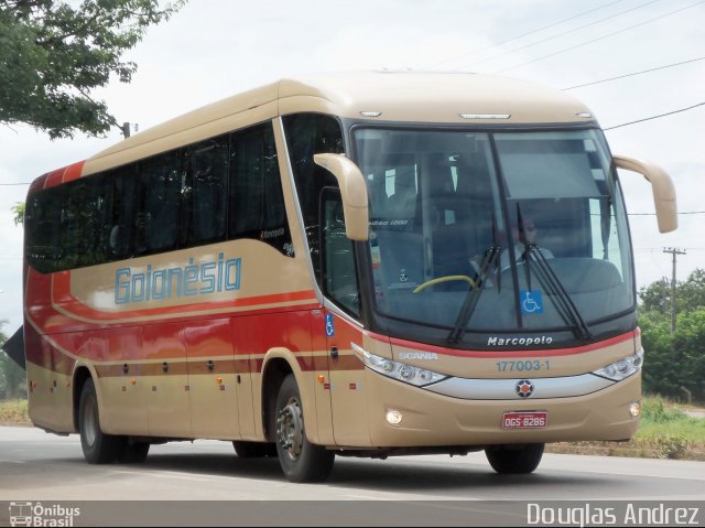 Auto Viação Goianésia 177003-1 na cidade de Trindade, Goiás, Brasil, por Douglas Andrez. Número da foto: #845245.
