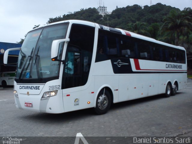 Auto Viação Catarinense 2852 na cidade de Santos, São Paulo, Brasil, por Daniel Santos Sardi. ID da foto: 844345.