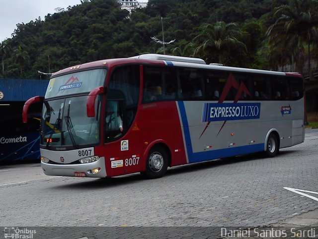 Expresso Luxo 8007 na cidade de Santos, São Paulo, Brasil, por Daniel Santos Sardi. ID da foto: 848140.