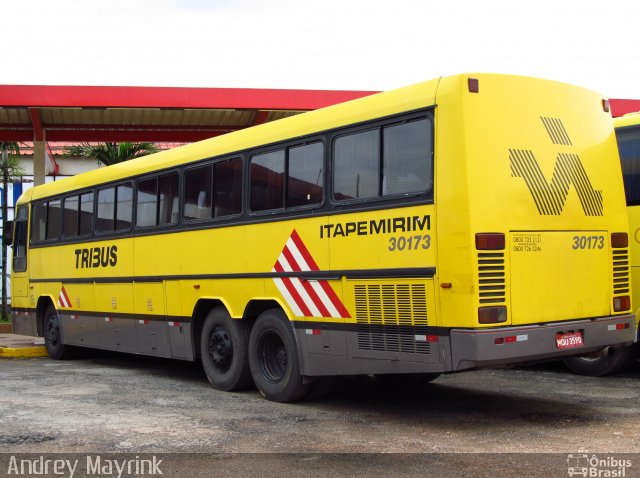 Viação Itapemirim 30173 na cidade de Perdões, Minas Gerais, Brasil, por Andrey Gustavo. Número da foto: #847377.