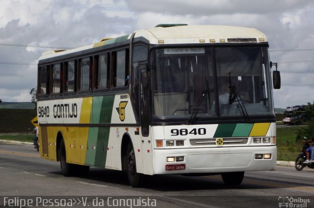 Empresa Gontijo de Transportes 9840 na cidade de Vitória da Conquista, Bahia, Brasil, por Felipe Pessoa de Albuquerque. ID da foto: 847277.