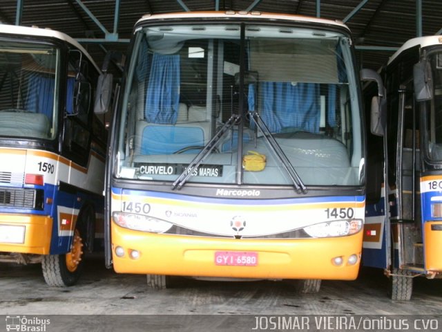 Viação Sertaneja 1450 na cidade de Curvelo, Minas Gerais, Brasil, por Josimar Vieira. Número da foto: #848628.