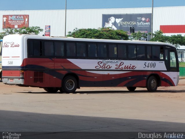 Expresso São Luiz 5400 na cidade de Goiânia, Goiás, Brasil, por Douglas Andrez. ID da foto: 848989.