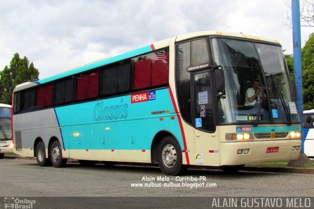 Empresa de Ônibus Nossa Senhora da Penha 35007 na cidade de Curitiba, Paraná, Brasil, por Alain Gustavo Melo. ID da foto: 849111.