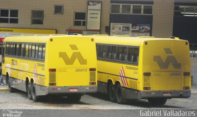 Viação Itapemirim 30073 na cidade de Manhuaçu, Minas Gerais, Brasil, por Gabriel Valladares. Número da foto: #851624.