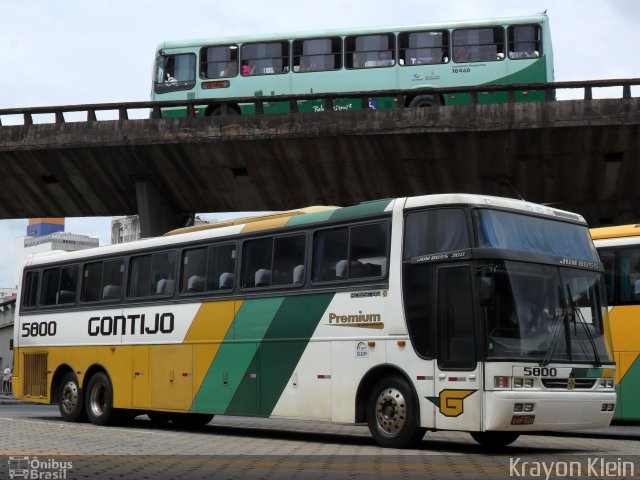 Empresa Gontijo de Transportes 5800 na cidade de Belo Horizonte, Minas Gerais, Brasil, por Krayon Klein. ID da foto: 850986.