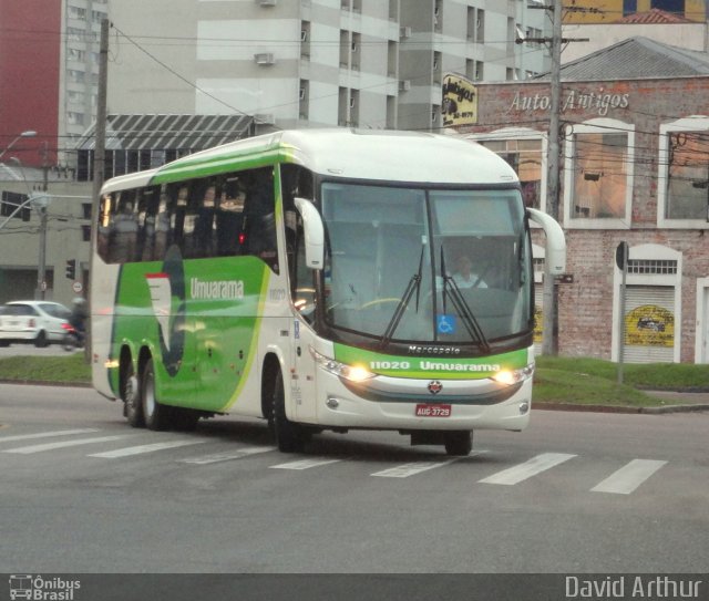 Viação Umuarama 11020 na cidade de Curitiba, Paraná, Brasil, por David Arthur. Número da foto: #850389.