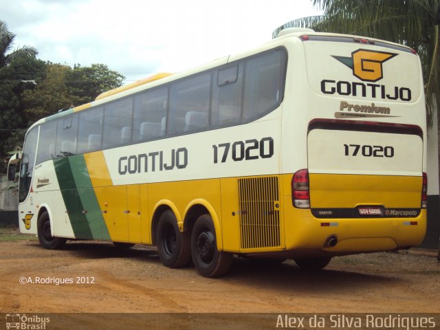 Empresa Gontijo de Transportes 17020 na cidade de Porto Velho, Rondônia, Brasil, por Alex da Silva Rodrigues. Número da foto: #850702.