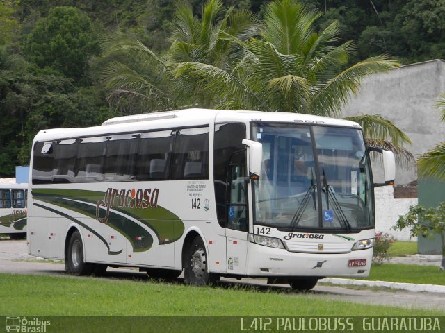 Viação Graciosa 142 na cidade de Guaratuba, Paraná, Brasil, por Paulobuss  Guaratuba. Número da foto: #853935.