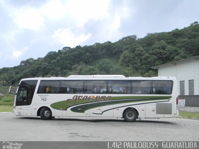 Viação Graciosa 142 na cidade de Guaratuba, Paraná, Brasil, por Paulobuss  Guaratuba. ID da foto: 853925.