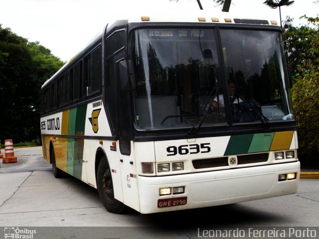 Empresa Gontijo de Transportes 9635 na cidade de São Paulo, São Paulo, Brasil, por Leonardo Ferreira Porto. Número da foto: #853525.
