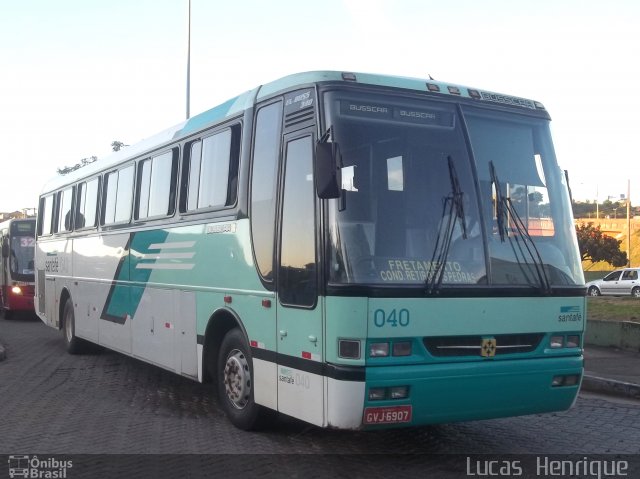 Santa Fé Transportes 040 na cidade de Contagem, Minas Gerais, Brasil, por Lucas Henrique . Número da foto: #852800.