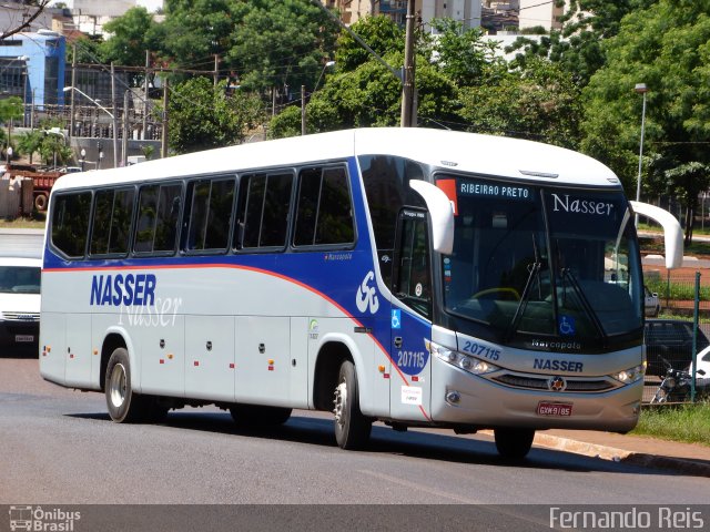 Viação Nasser 207115 na cidade de Ribeirão Preto, São Paulo, Brasil, por Fernando Reis. ID da foto: 852573.