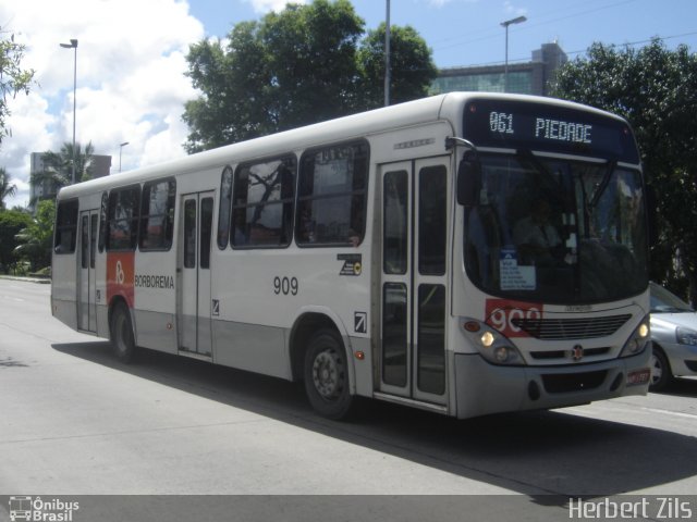 Borborema Imperial Transportes 909 na cidade de Recife, Pernambuco, Brasil, por Herbert Zils. ID da foto: 852670.