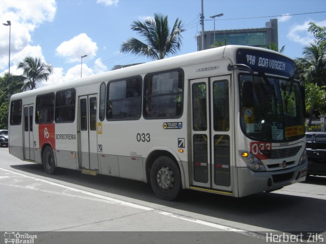 Borborema Imperial Transportes 033 na cidade de Recife, Pernambuco, Brasil, por Herbert Zils. Número da foto: #852709.