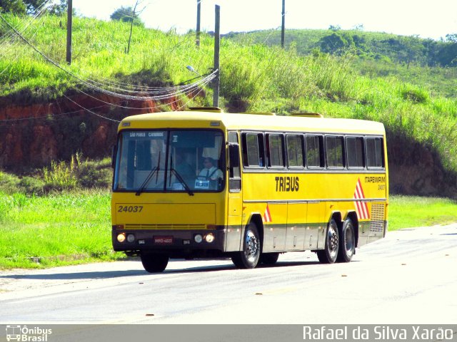 Viação Itapemirim 24037 na cidade de Paraíba do Sul, Rio de Janeiro, Brasil, por Rafael da Silva Xarão. Número da foto: #853452.