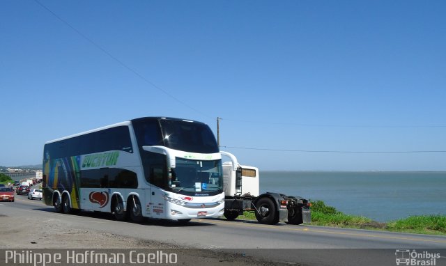 Eucatur - Empresa União Cascavel de Transportes e Turismo 4805 na cidade de Laguna, Santa Catarina, Brasil, por Paulo de Souza. ID da foto: 853635.