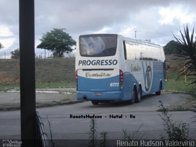 Auto Viação Progresso 6111 na cidade de Natal, Rio Grande do Norte, Brasil, por Renato Hudson Valdevino. Número da foto: #853477.