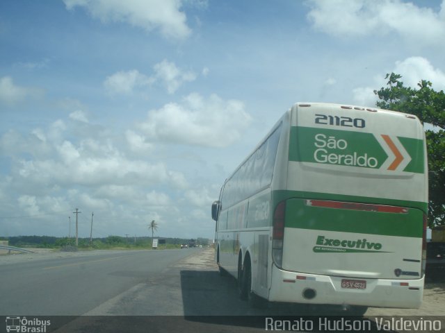 Cia. São Geraldo de Viação 21120 na cidade de Parnamirim, Rio Grande do Norte, Brasil, por Renato Hudson Valdevino. Número da foto: #853386.