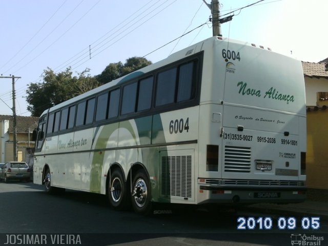 Nova Aliança Turismo 6004 na cidade de Curvelo, Minas Gerais, Brasil, por Josimar Vieira. Número da foto: #852516.