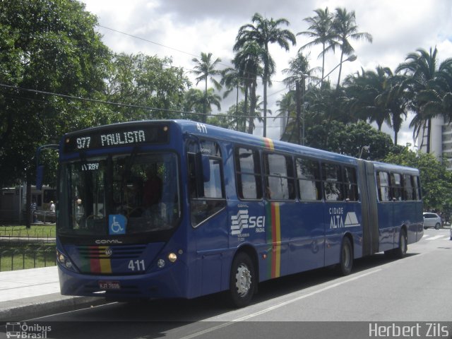 Cidade Alta Transportes 411 na cidade de Recife, Pernambuco, Brasil, por Herbert Zils. Número da foto: #855321.