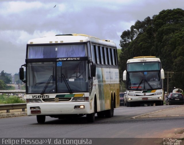 Empresa Gontijo de Transportes 15865 na cidade de Vitória da Conquista, Bahia, Brasil, por Felipe Pessoa de Albuquerque. ID da foto: 855754.